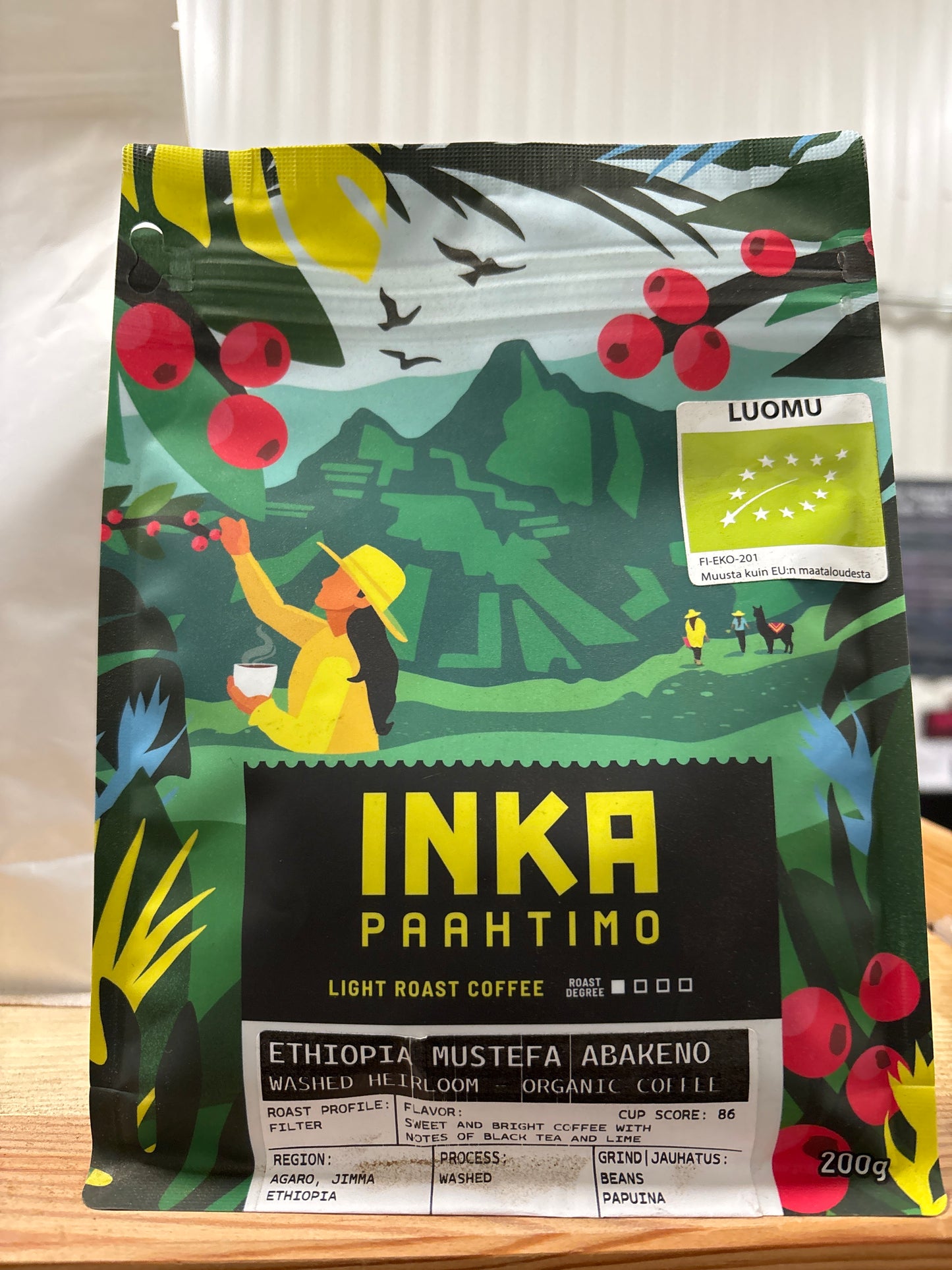 Etiopia 200g papu 28.05.2025 paahto