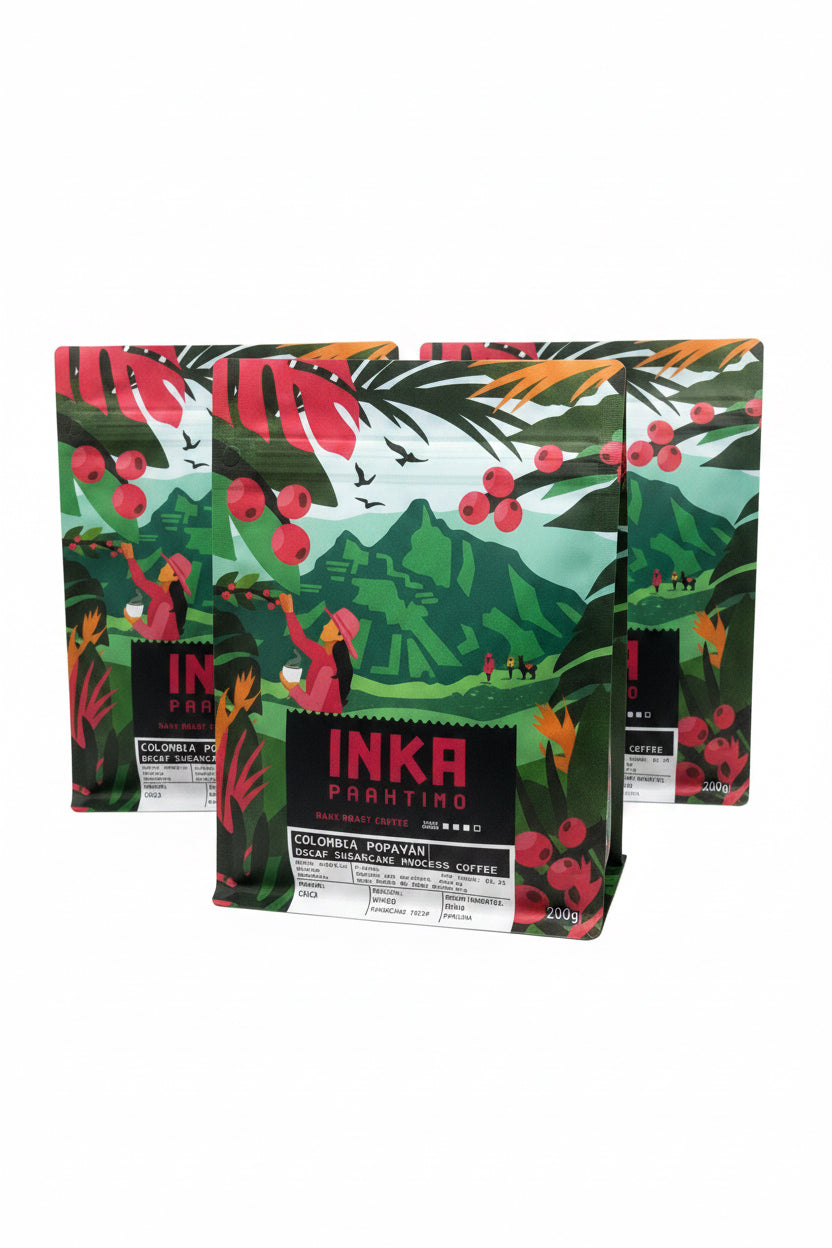 Decaf dark roast colombia 3*200g bean - 21.11.25 roasted