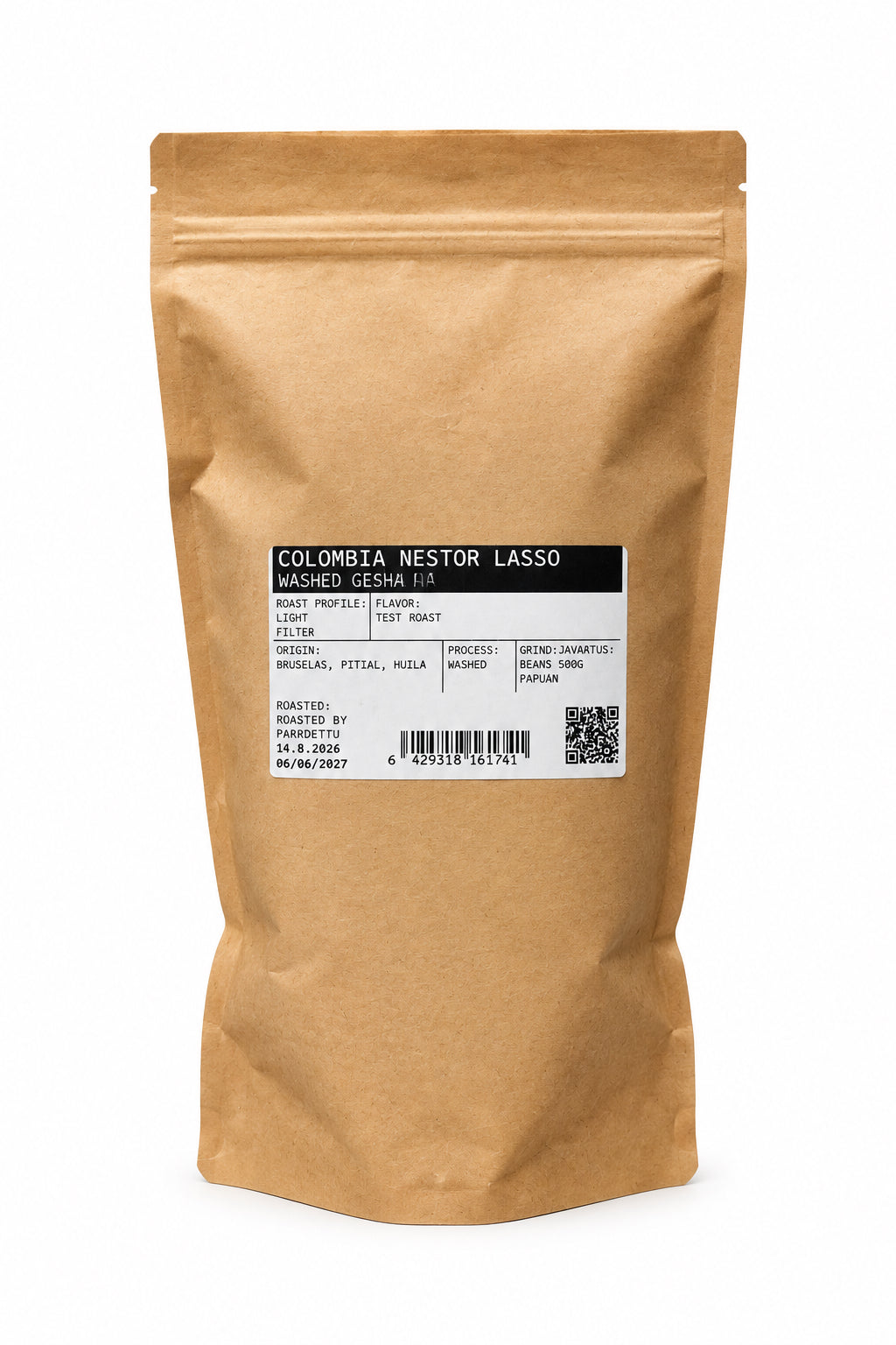 Nestor Lasso Gesha 500g bean - 14.8.26 light roast