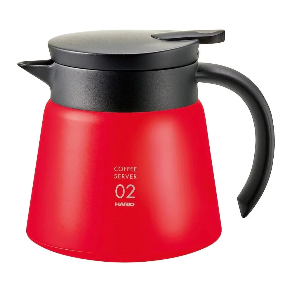 Hario kahvikannu V60 - 02 ruostumatonta terästä 600 ml punainen - Inka paahtimo - Equipment - Inka paahtimo