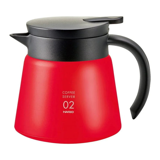 Hario kahvikannu V60 - 02 ruostumatonta terästä 600 ml punainen - Inka paahtimo - Equipment - Inka paahtimo