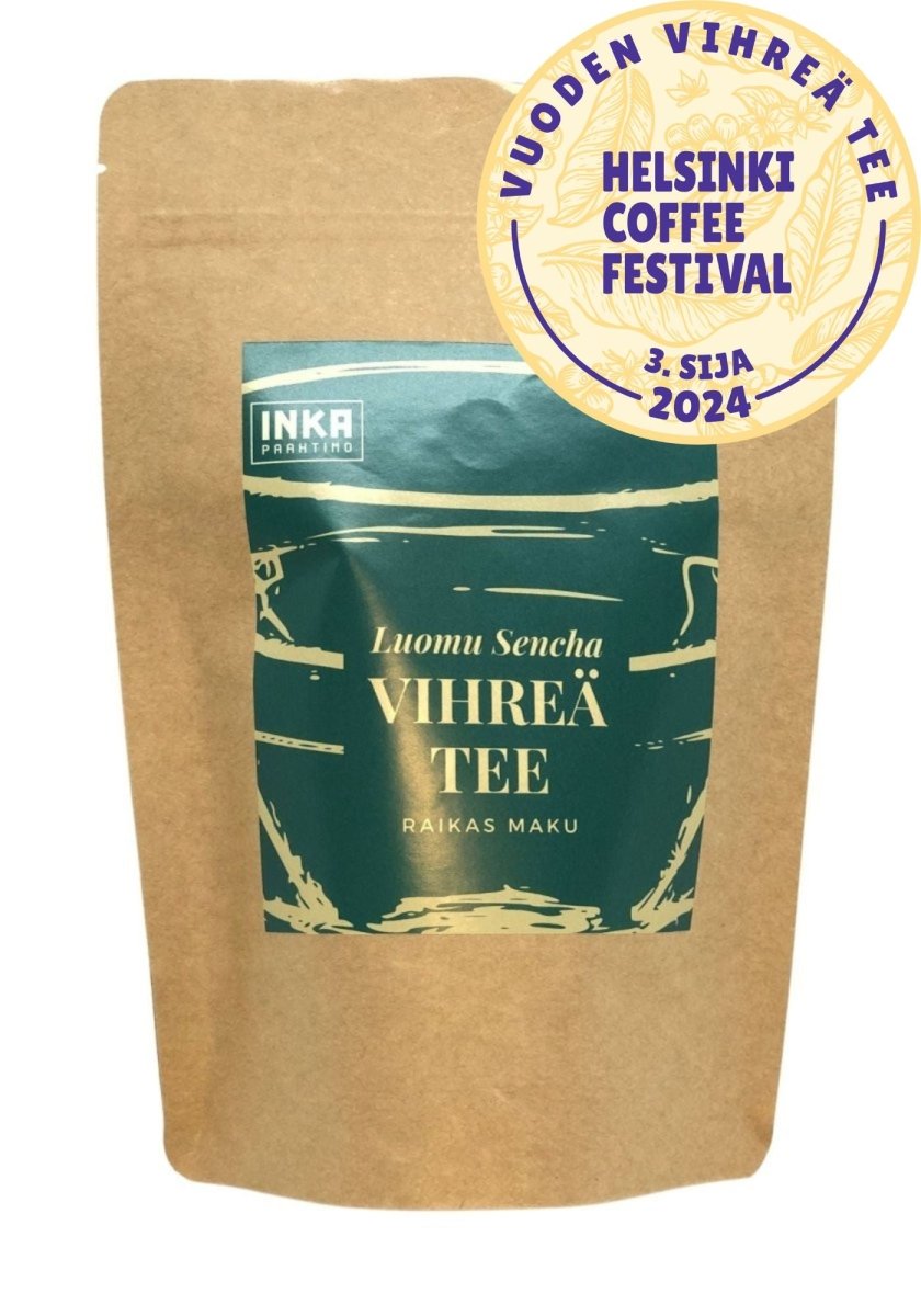 VIHREÄ TEE - LUOMU SENCHA - Inka paahtimo - Tea - Inka paahtimo