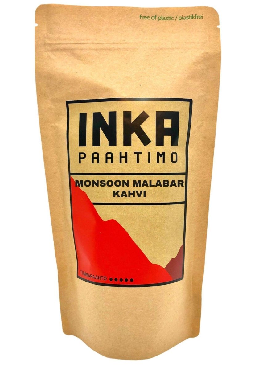 INTIA MONSOON MALABAR RANSKALAINEN PAAHTO - Inka paahtimo - Coffee - Inka paahtimo