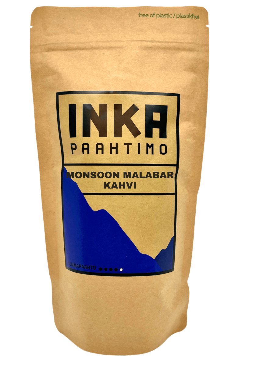 INTIA MONSOON MALABAR TUMMAPAAHTO - Inka paahtimo - Coffee - Inka paahtimo